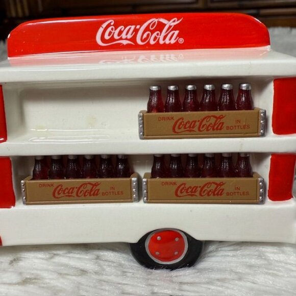 Vintage Coca-Cola Ceramic Department 56 Red White Bottle Case Delivery Truck - Picture 7 of 10